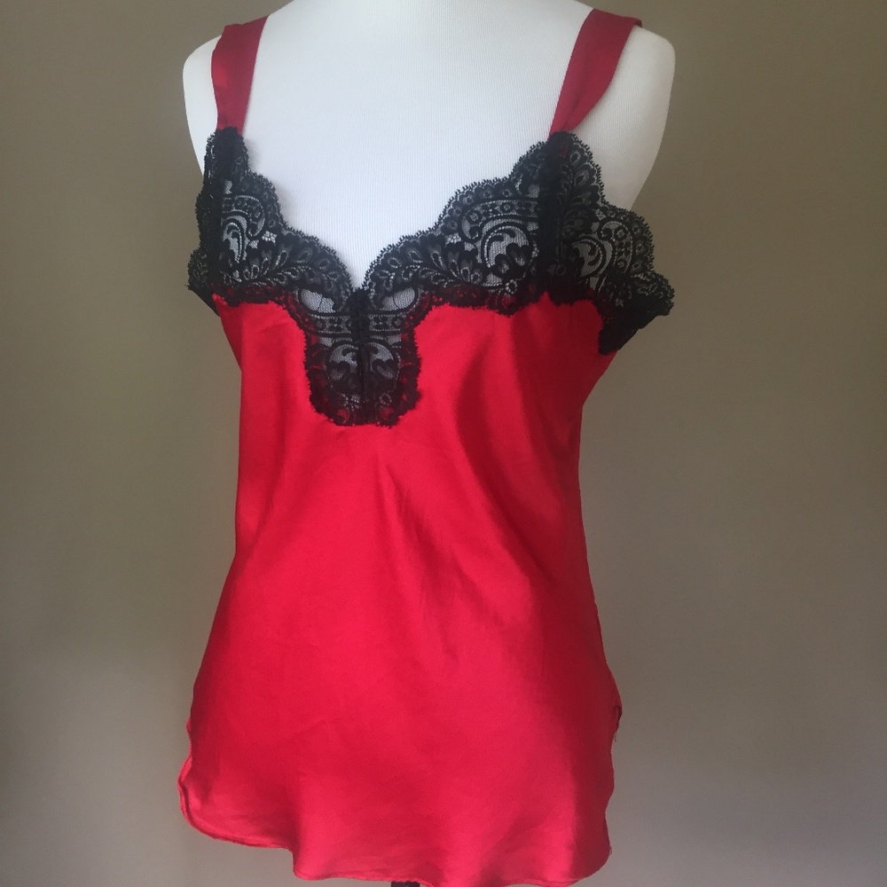 Camisole L 100% Silk w/Nylon Trim